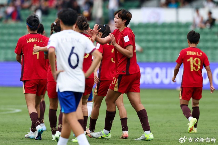 中国女足2-0力克中国台北 晋级半决赛锁定世界杯